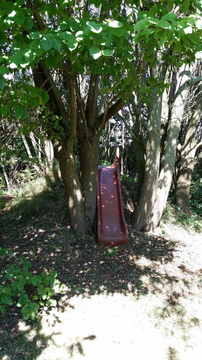 Ferienwohnung in R&uuml;ting - Urlaub mit Hund bei Anders - Kinderrutsche