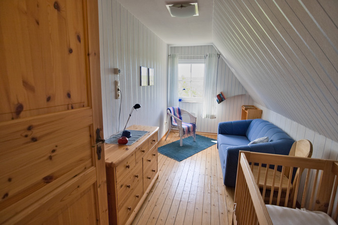 Ferienhaus in Grube - Rosenfelde - Kinderzimmer im Dachgiebel