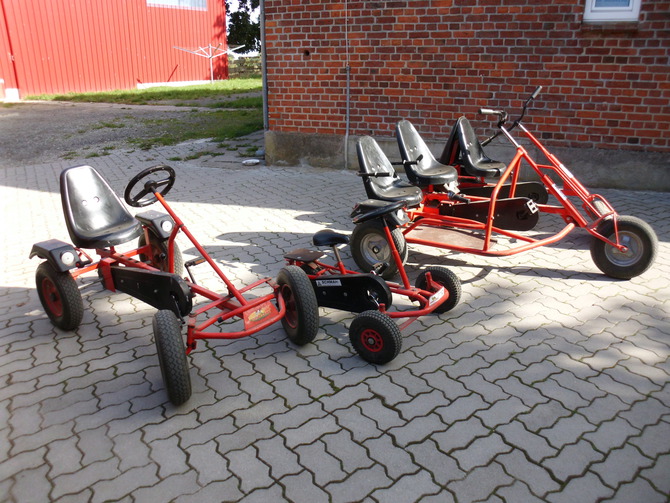 Ferienwohnung in Schwienkuhl - Ferienhof Hüttmann-Dreblow 1 - unsere Go-Karts