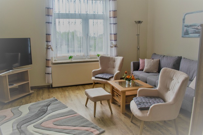Ferienwohnung in K&uuml;hlungsborn - Undine - Wohnzimmer