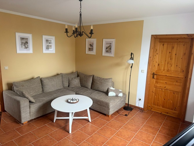 Ferienwohnung in Niederhagen - Sonne und Me(eh)r - Wohnbereich