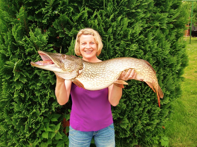 Ferienwohnung in Tremt - Zum Naturstrand - Der Strelasund ist ein Paradies für Angler