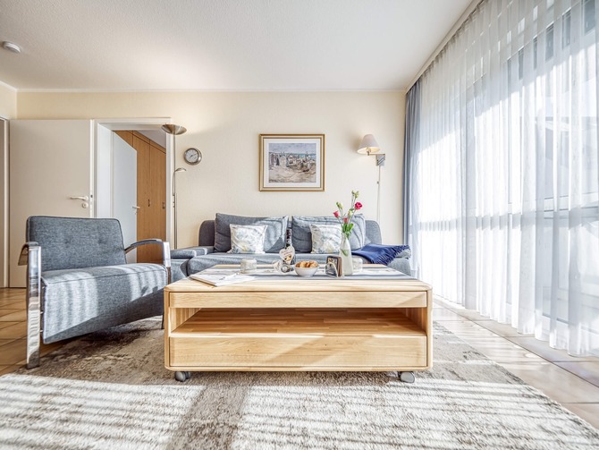 Ferienwohnung in Ostseeheilbad Zingst - Residenz am Strand, App. 1.03 - Wohnzimmer