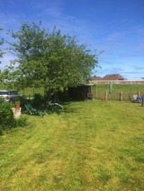 Ferienwohnung in Dahme - Ronjas Reich - Blick in den Garten Ferienwohnung in Dahme - Ronjas Reich - Blick in den Garten