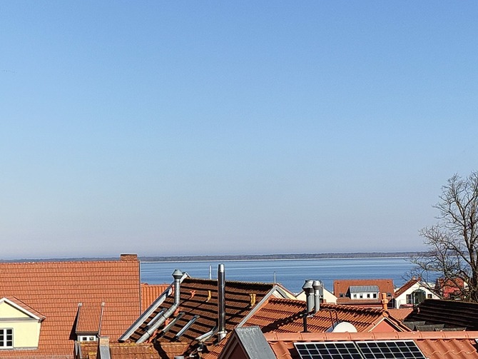 Ferienwohnung in Barth - Darssblick - Blick aus dem Schlafzimmer