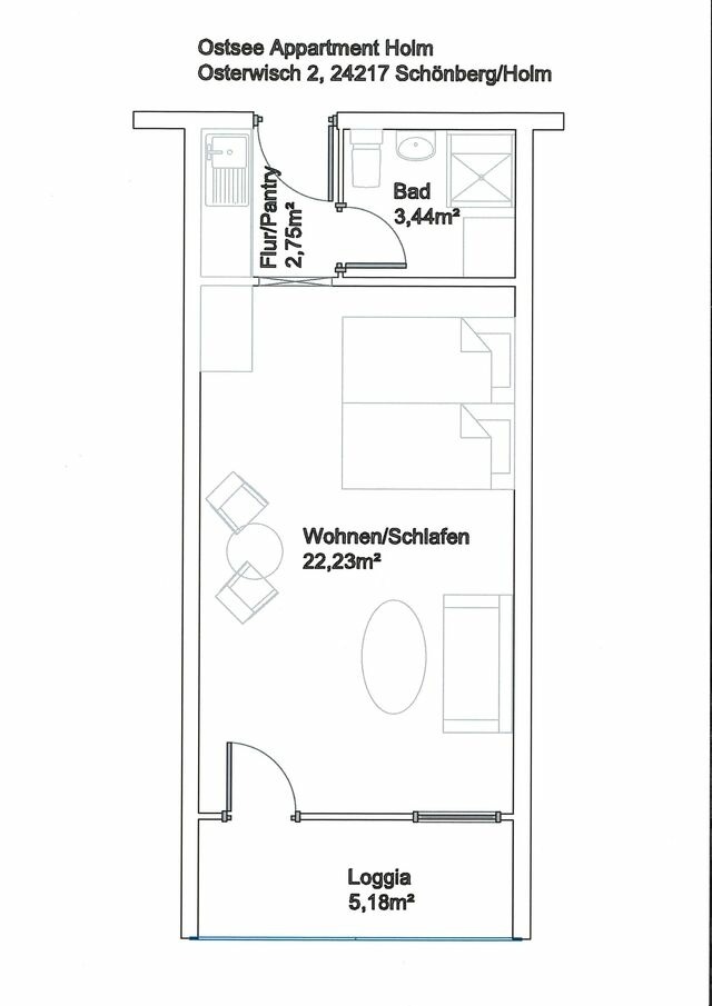 Ferienwohnung in Holm - Mohnwitz, Christian: App. ( Nr. 1507 ) im "Haus Kiel" - Bild 14