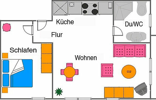 Ferienwohnung in Ostseeheilbad Zingst - H&uuml;tigendachs, FW 5 - Bild 6