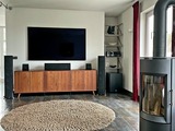 Ferienwohnung in Thiessow - Ferienhaus in Thiessow - Wohnbereich mit 4K-Fernseher