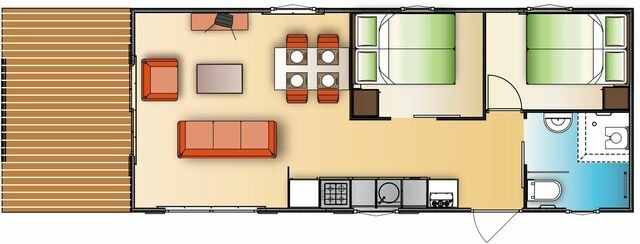 Ferienhaus in Schwedeneck - Haus 1 - Bild 5