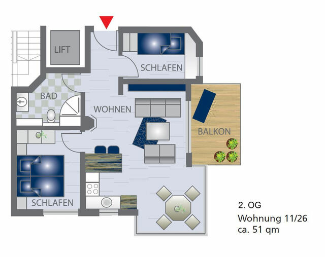 Ferienwohnung in Großenbrode - Möwennest 11 - Großenbrode - Bild 17