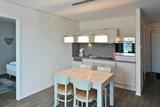 Ferienwohnung in Eckernförde - Apartmenthaus Hafenspitze Ap. 39 "Hafentraum", Blickrichtung Binnenhafen West/Innenstadt - Bild 5