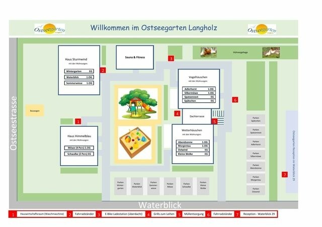 Ferienwohnung in Waabs - Ostseegarten Langholz - Ferienwohnung Schwalbe (bis 2 Pers) - Bild 21