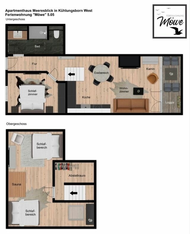 Ferienwohnung in K&uuml;hlungsborn - Haus Meeresblick, WE 5.05 - Bild 23
