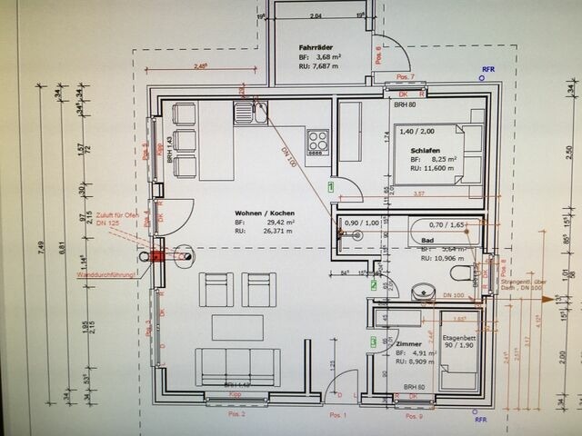 Ferienwohnung in Lensterstrand - Seestern - Bungalow 24 - Bild 8