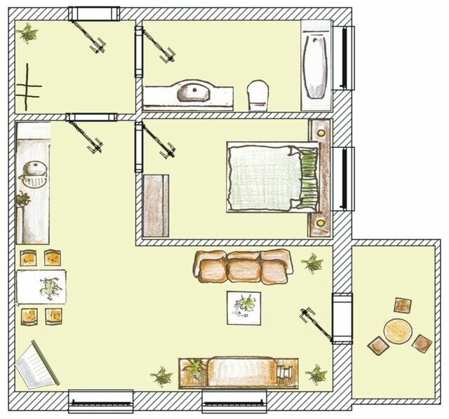 Ferienwohnung in Ahlbeck - (Brise) Villa Luna App. 04 - Bild 17