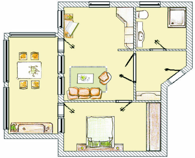 Ferienwohnung in Seebad Heringsdorf - (Brise) Villa To Hus App. 06 - Bild 6