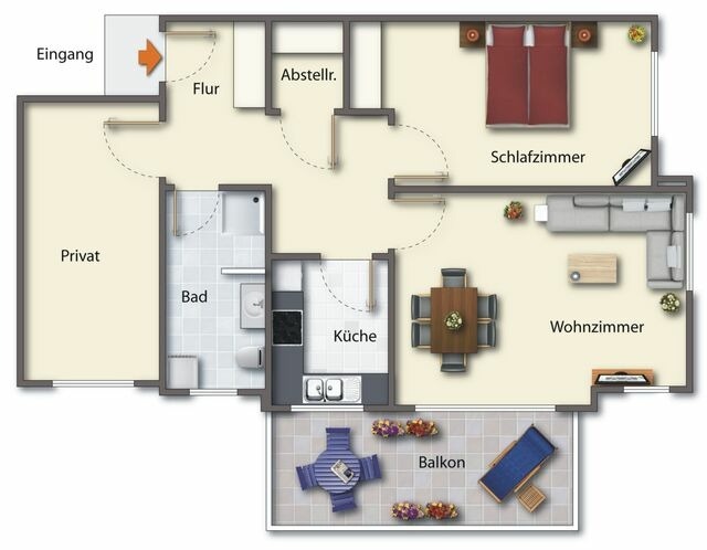 Ferienwohnung in Seebad Heringsdorf - (Brise) Villa Madeleine App. 02 - Bild 17