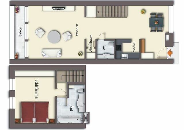 Ferienwohnung in Seebad Heringsdorf - (Brise) Forum Marinar App. 27 - Bild 16