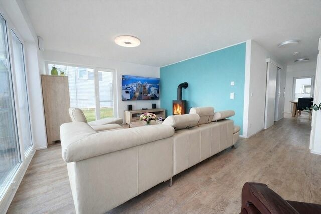 Ferienhaus in Olpenitz - Schleivilla Ahoi by Seeblick Ferien ORO, 3 SZ Sauna, Wasserlage - Bild 4