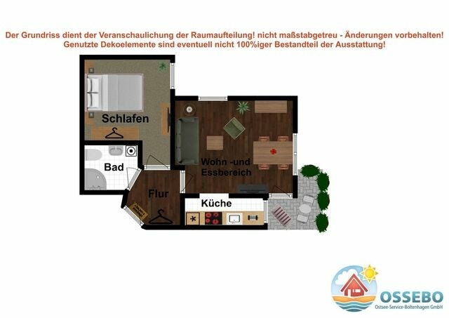Ferienwohnung in Boltenhagen - Godewind Wohnung 4 - Bild 18