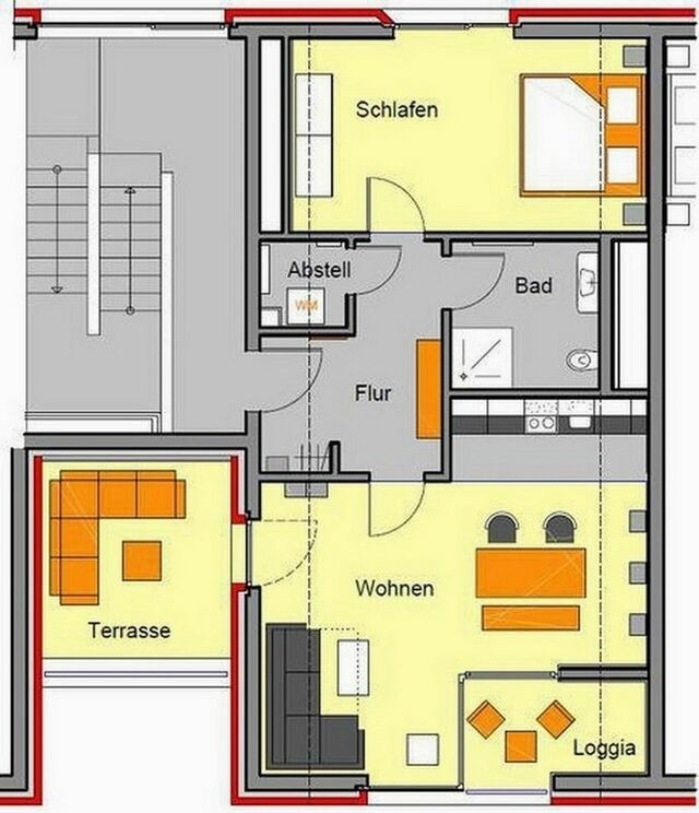 Ferienwohnung in Wismar - Lotsenlounge im Lotsenhus - ABC238 - Bild 14